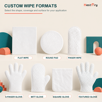 OEM ODM Lingettes humides pour le nettoyage des pattes et du corps des chiens et des chats, 100% fibres de bambou, douces, biodégradables, hypoallergéniques, emballage personnalisé avec logo