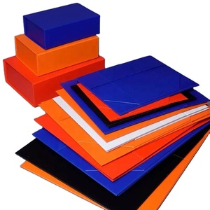 Custom Recycled Hard Cardboard Rigid Magnet Box Packaging Luxury Folding <b>Gift</b> <b>Boxes</b> <b>With</b> Magnetic <b>Lid</b> - Product Image 2