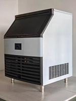 Machine à glaçons commerciale BSNOW avec PLC et moteur, capacité de stockage de 40 kg, machine à glaçons automatique en cubes, 110 V 530 W pour bars et cafés