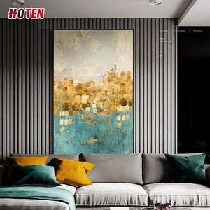 100% pura pittura a olio astratta dipinta a mano scelta della decorazione della famiglia per la vita e la sala da pranzo murale della parete della tela di Base - Product Image 1