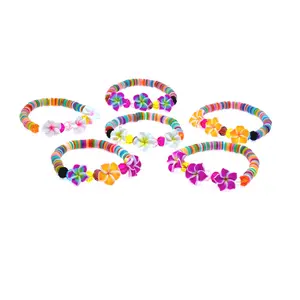 Rainbow bracelet crysta l rhinestone with 3 flower bracelet wholesale jewelry 2020