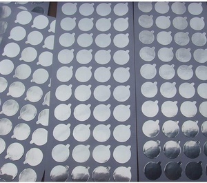 Etiquetas adhesivas redondas plateadas de aluminio para sellar, tapones de seguridad para botellas, tubos de pasta de dientes y limpiadores faciales - Product Image 2