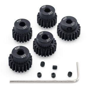Engrenage à pignon 48P 16T-30T avec tournevis pour moteur à balais sans balais RC <span class=keywords><strong>1</strong></span>/<span class=keywords><strong>10</strong></span> à arbre de 3,175 mm - Product Image 1