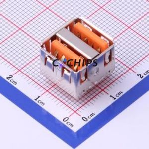 907-312A1111Y10210 <b>USB</b> Connector Through hole Component (THT) Connector Type-<b>A</b> <b>USB</b> <b>2.0</b> Female Through Hole - Product Image 1