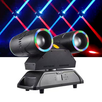 QSE LED Projecteur de scène à faisceau mobile à double tête 4x80W RGBW, design 'Golden Cudgel', DMX512/activation sonore, IP20