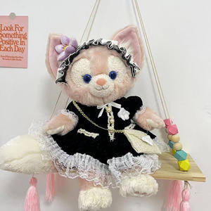 Pyjama <span class=keywords><strong>de</strong></span> remplacement pour poupée Lina Belle 13 pouces, taille S, ensemble jupe <span class=keywords><strong>de</strong></span> Noël, type ours, rembourrage en coton PP, anti-stress pour femmes, pour poupée - Product Image 3