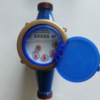 Alta precisión 1/2 '3/4' 1 'Medidor de agua de fácil instalación Mantenimiento mecánico de bajo costo para uso residencial/comercial