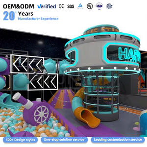 Venta al por Mayor de Juegos Mecánicos para Parques de Diversiones, Casa de Juegos Infantil, Equipo de Juegos Interior Comercial para Niños con Desafío Ninja - Product Image 1