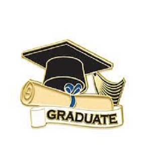 Wholesale Stock 2026 Gifts Metal Enamel Graduation <strong>Lapel</strong> <strong>Pins</strong> With <strong>Butterfly</strong> Clip - Product Image 1