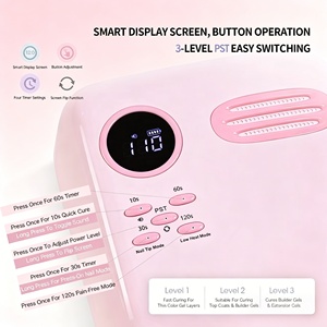 Lampe à ongles UV LED rechargeable 72W à séchage rapide pour vernis gel, haute qualité professionnelle - Product Image 5