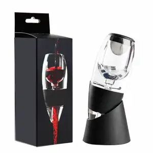 Wine Aerator Wine Distributor Decanting Jug With Filter Stand Holder Wine Aerator Essential Aerating Pouch Filter For Dining Bar