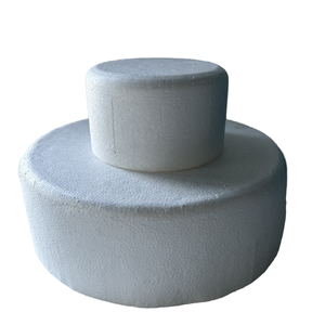 2 buah kue Styrofoam bulat Dummies Mini kue Dummy untuk jendela tampilan Dummy pernikahan latihan Dekorasi Fondant - Product Image 6