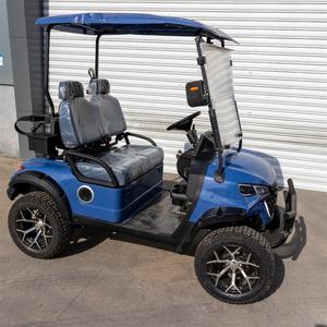 Voiturette de golf homologuée pour la route, 2 places, batterie 60V, avec pare-brise et ceintures de sécurité, pour quartier et station balnéaire - Product Image 3