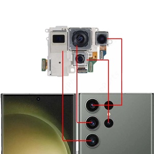 Cámara Trasera Original Compatible con S23+Plus S23 Ultra FE 5G, Cámara Frontal Pequeña para Selfies - Product Image 1