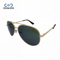 JJH26034 OEM et ODM – Lunettes de soleil unisexes en métal, durables et élégantes, avec protection UV, monture métallique de qualité supérieure