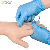 Venipuncuture IV Brazo de inyección Modelo Brazo de práctica de flebotomía con kit de práctica de infusión IV para estudiantes de enfermería