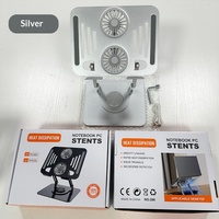 Support de bureau ergonomique réglable en acier au carbone rotatif à 360 degrés pour ordinateur portable avec double ventilateur – Nouveauté 2026 – Vente Flash