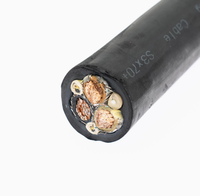 Tipo 61 y 41 Trailing 3 Core Trackless 3X35 + 2X16 + 1X16mm2 Cable de minería