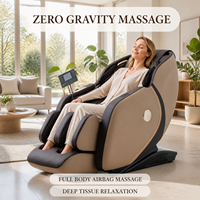 OYEAL AI Voice Sl Track Robot Fauteuil de massage moderne à corps entier avec chauffage électrique, zéro gravité 3D, fonction musicale, modes multiples, grand format