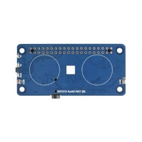 DA7212 I2S Audio HAT Tipo B para Raspberry Pi, Codificación/Decodificación Estéreo, Conectores de Altavoz Integrados, Admite un Procesamiento de Audio Enriquecido