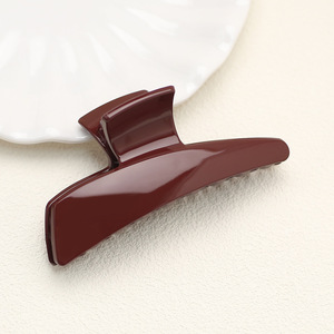 Pinces à cheveux triangulaires en plastique géométriques, pinces requin, pinces à cheveux en gelée pour femmes et filles, usage quotidien - Product Image 5