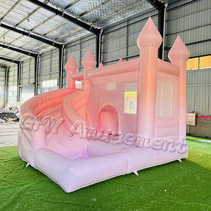 Château gonflable Offre Spéciale Kids Pastel Mixed Colors White Bounce House with <span class=keywords><strong>Ball</strong></span> Pit - Product Image 4