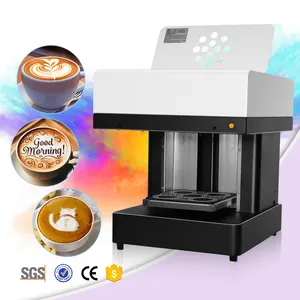 Impressora digital para alimentos, máquina de impressão portátil para bolos e café, jato de tinta digital, máquina de impressão de alimentos comestíveis