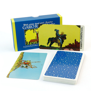 Caja con Tapa y Base para Cartas de <span class=keywords><strong>Tarot</strong></span> Horizontales con Guía, Impresión Personalizada al por Mayor, Mazo de Cartas de <span class=keywords><strong>Tarot</strong></span> Personalizadas - Product Image 4