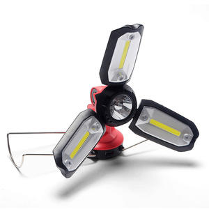 Lampe de camping extérieure LED rechargeable par USB, lampe de travail portable COB, lampe de poche d'urgence, réglable à 360 degrés - Product Image 2