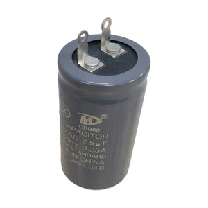 ตัวเก็บประจุแบบฟิล์มโพลีเอสเตอร์ cbb60 sh สำหรับพัดลมเพดาน 450vac 50/60hz 25/70/21 - Product Image 1