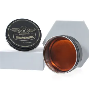 brown color strong hold water based hair pomade for men private label natural hair for malaysia