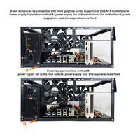 Cadre PC DIY Châssis de Bureau Empilable Banc de Test Ouvert Compatible Cartes Mères ATX MacroATX E-ATX X79 X99
