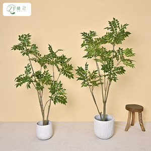 <b>Artificial</b> Bamboo <b>Tree</b> 210cm High Simulation Leaves Indoor Floor Plant Decorative Greenery - Product Image 2