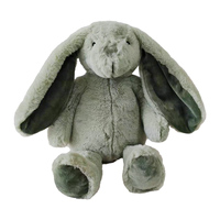 Peluche douce personnalisée à longues oreilles de lapin pour bébés filles peluche de lapin en polyester avec rembourrage en coton PP