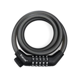 Tonyon Xách Tay Chuyên Nghiệp Chống Trộm Xe Đạp 5 Chữ Số Mã Kết Hợp Xe Đạp Khóa An Ninh Khóa Cáp Kết Hợp Khóa Cho Xe Đạp - Product Image 1