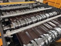 Machine de formage de tôles trapézoïdales C18 pour toitures IBR, destinée à l'Azerbaïdjan et au Kazakhstan