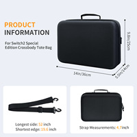 JYS-NS2323 pour Switch 2 – Sac de transport pour console de jeu, sac à bandoulière, sac de rangement portable, sacoche, boîte de protection, accessoires