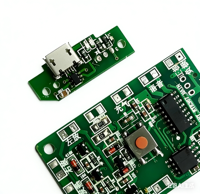 Mini carte de commande multifonctionnelle avec chargement USB, vibration, chauffage, gonflage et fonction vocale pour l'électronique grand public