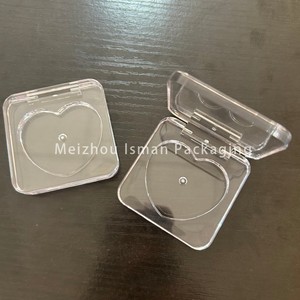 ISMAN Nuevo Diseño Transparente Cuadrado en Forma de Corazón Envase Vacío para Bálsamo Labial Estuche Compacto de Plástico para Maquillaje, Colorete y Paleta de <span class=keywords><strong>Sombras</strong></span> 5g - Product Image 3