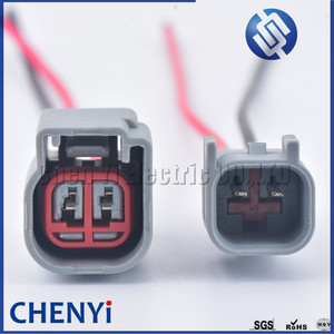 <span class=keywords><strong>2</strong></span> Pin otomatik su geçirmez konnektör kablolama gündüz çalışan lamba tak EV6 E-4014B Solenoid soket kablo demeti pigtail Mustang için - Product Image 5