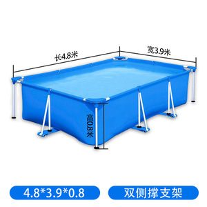 Piscina para Niños, Piscina para Adultos, Piscina Plegable para Patio Exterior, Soporte Móvil para Piscina, <span class=keywords><strong>Cisterna</strong></span> - Product Image 6