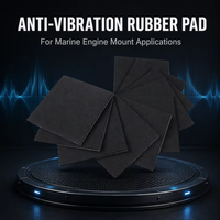 Amortisseur anti-vibrations pour moteur marin XINHONG, support en caoutchouc naturel, coussinets de fixation, modèle XHRD-10, en carton ondulé