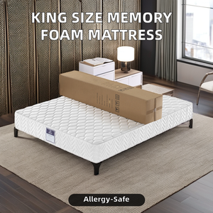 थोक उच्च घनत्व राजा आकार की स्मृति गद्दे आधुनिक डिजाइन रोल पॉकेट होटल और अपार्टमेंट के लिए - Product Image 2