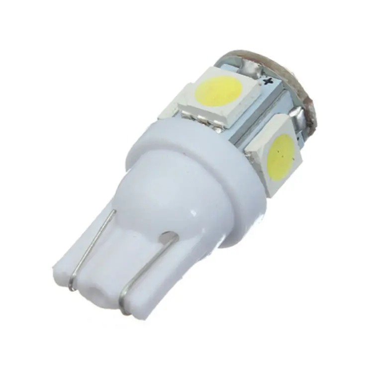 T10 5SMD 5050 lampadina a Led 12v lampadine a Led luci di lettura per interni Auto lampadine di ricambio a Led a cuneo per luci di ingombro per Auto