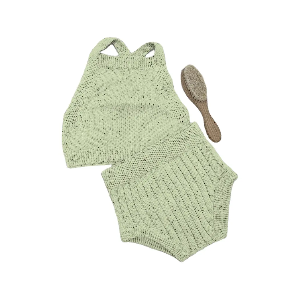 Mildream Warm ensembles 100% coton bébé tricot ensemble enfants chandails et pantalons 2 pièces pour l'été
