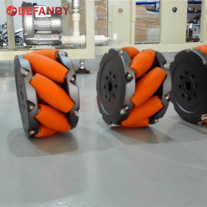SS 8 Zoll 200 mm Hochleistungs-Industrie-<span class=keywords><strong>Mecanum</strong></span>-Räder - Product Image 5