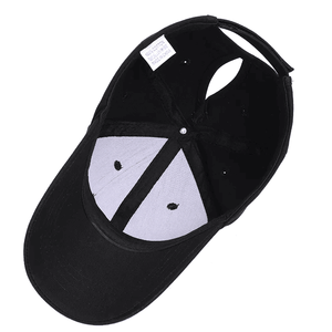 Queue de cheval chapeau ouverture au dos logo personnalisé hommes et femmes mode casquette de Baseball pur coton respirant 3D broderie quatre saisons - Product Image 5