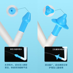 Irrigador nasal para adultos y niños, botella portátil para irrigación nasal, irrigador nasal al por mayor - Product Image 2