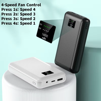 Cargador de Batería Portátil con Doble Puerto USB, 16000mAh, Mini Batería Externa de 10W para Teléfono