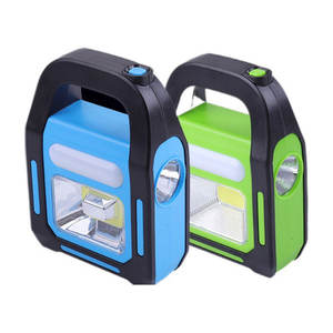 Nouvelle lampe <span class=keywords><strong>torche</strong></span> LED multifonctionnelle solaire <span class=keywords><strong>rechargeable</strong></span> par USB, indice de protection IP44, pour le camping en plein air, la maison, la lumière de travail portable, 5 ans de garantie PC - Product Image 1